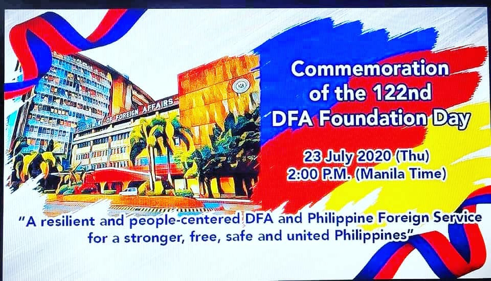 DFA Foundation day 23 July 2020 banner